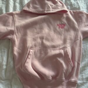 White Fox - With Love Always Oversized Hoodie - Pink - Women’s size 3XS/2XS !! 💌